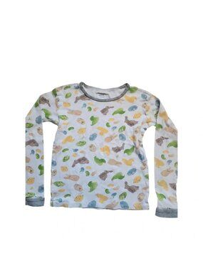 Burt's Bees Baby Organic a hand-painted watercolor pattern of Easter bunnies Top